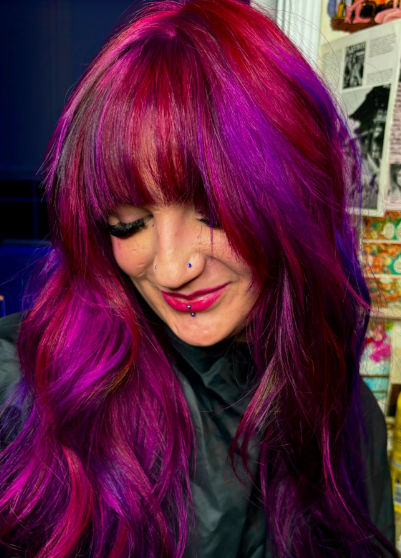 Purple and violet fashion color